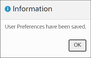 Information message